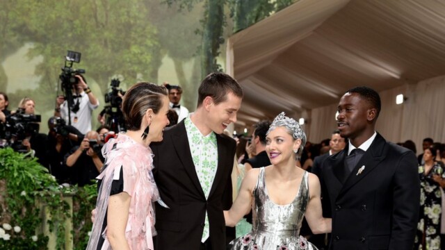 Sarah Paulson, Harris Dickinson, Amanda Seyfried and Damson Idris at the 2024 Met Gala