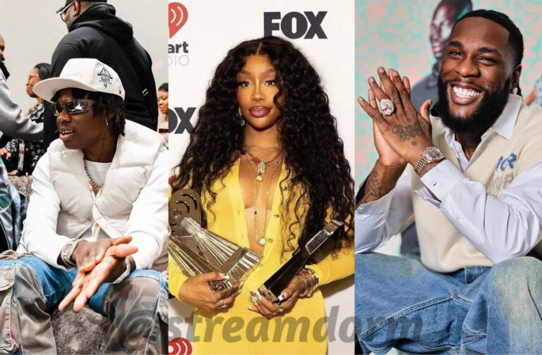 Rema, SZA, Burna Boy