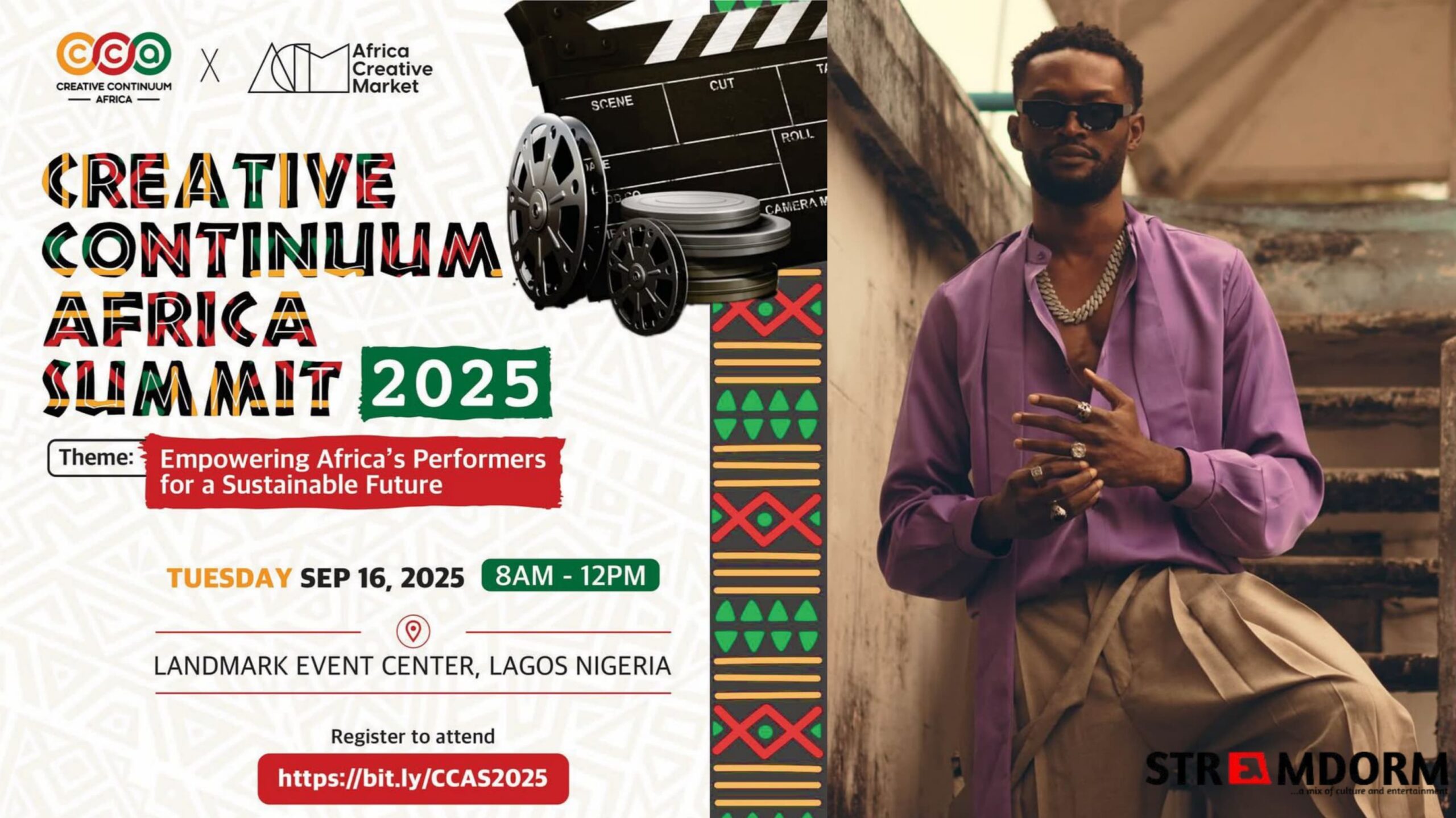 Bucci Franklin Launches Creative Continuum Africa Summit 2025 to Empower African Performers