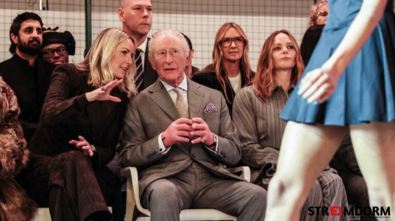 King Charles III Makes Surprise Appearance at London Fashion Week Show by Tolu Coker