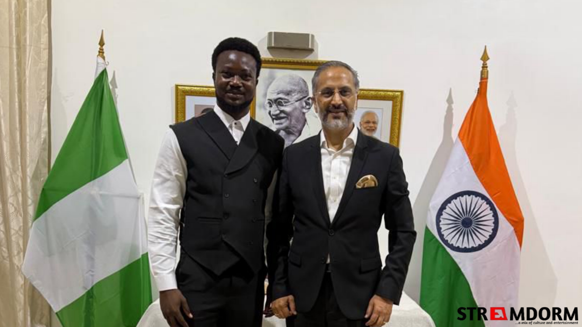 Nigerian Trumpeter and Guinness World Record Holder Joshua Olusanya Meets Indian High Commissioner to Boost Arts and Culture Collaboration